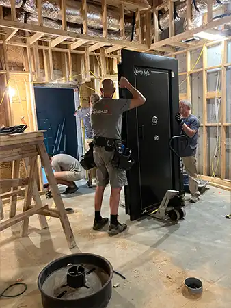 Truck Moving a Safe